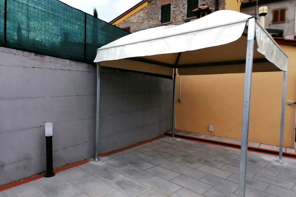 copertura gazebo autoportante in pvc