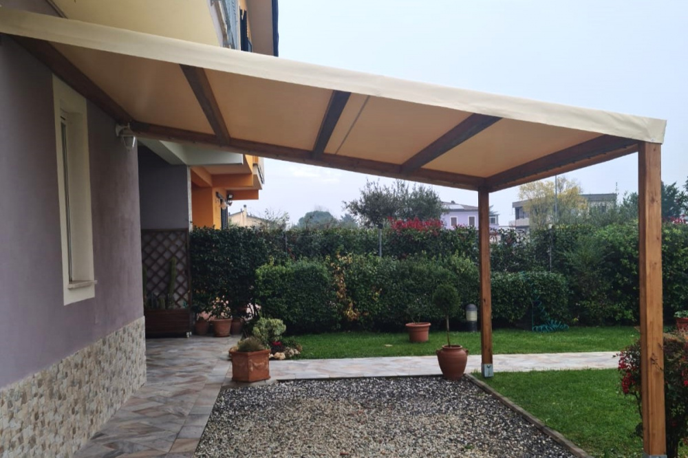 copertura pvc pergolato