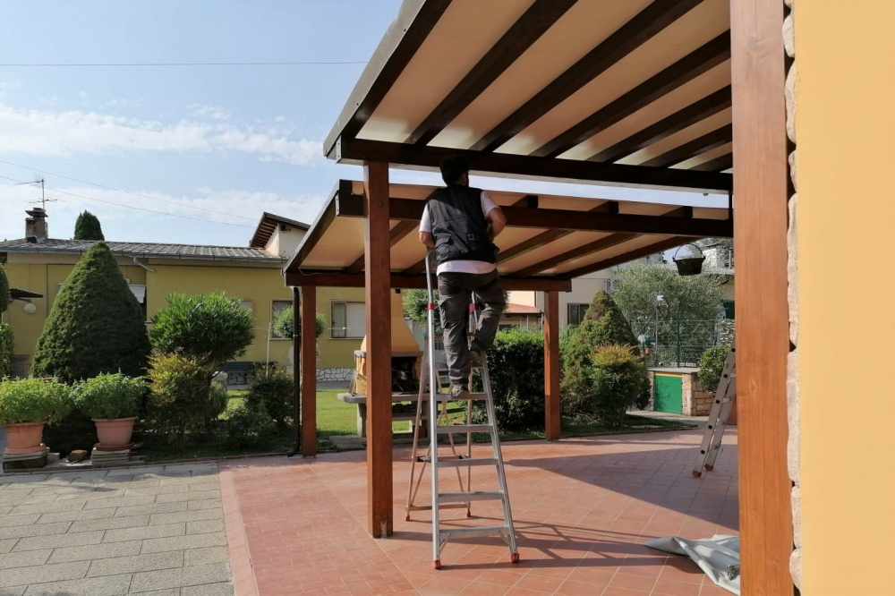 copertura superiore gazebo in pvc