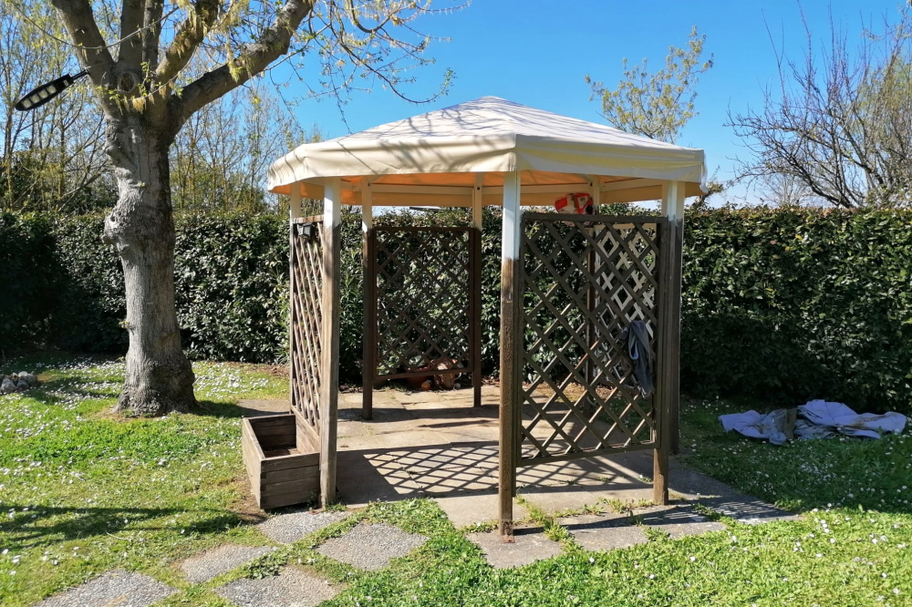 copertura superiore pvc gazebo