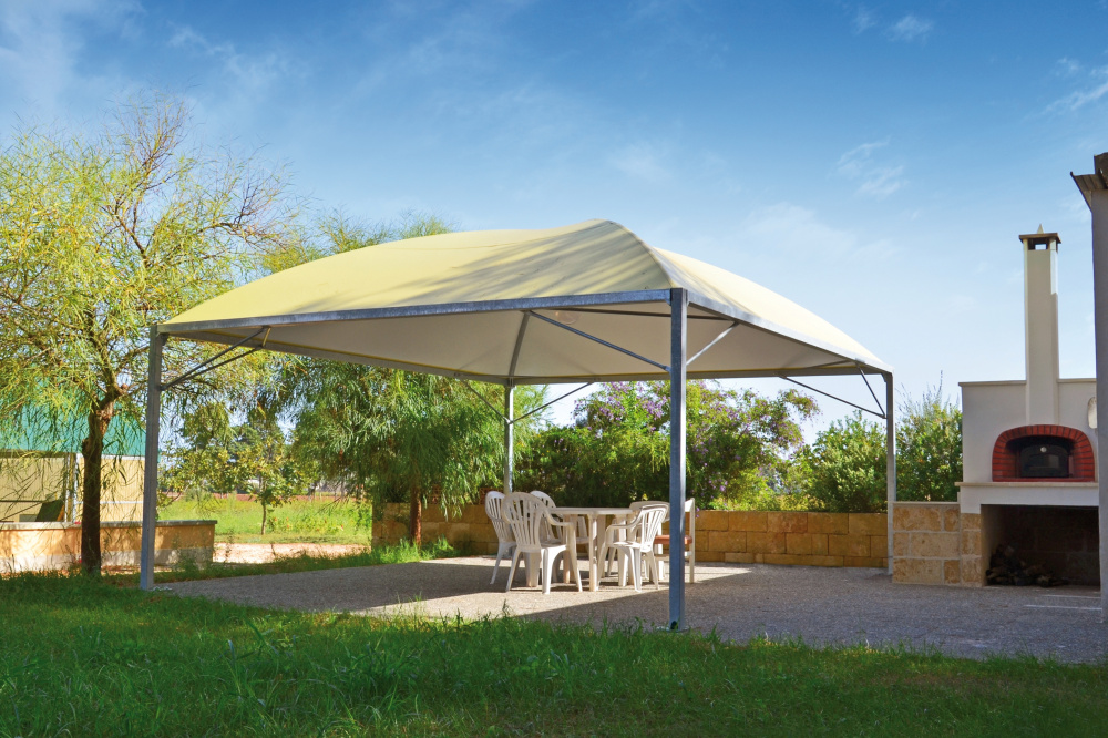 gazebo cicogna giardino copertura pvc