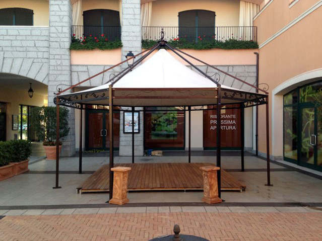 gazebo decor rettangolare