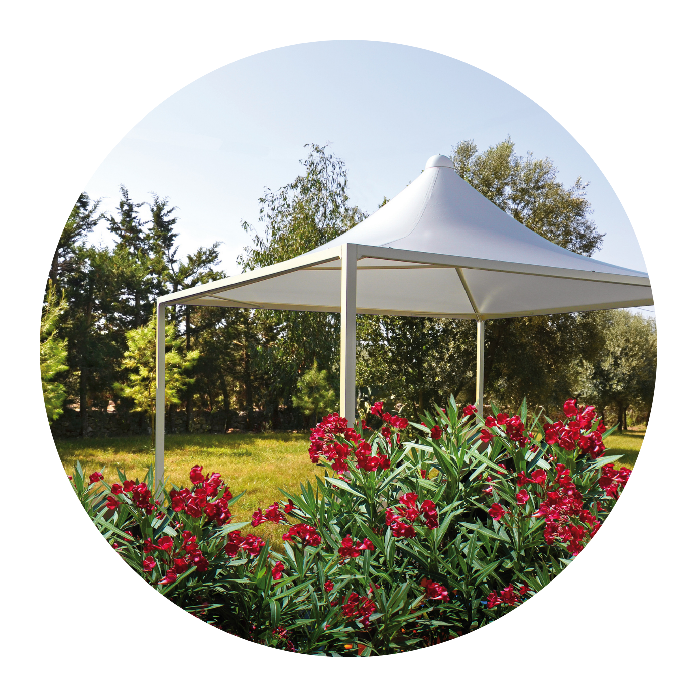 gazebo in pvc