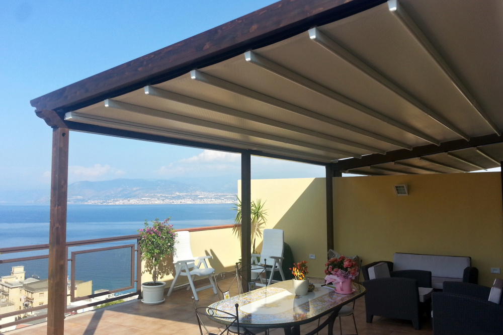 pergola colorado installata su struttura esistente