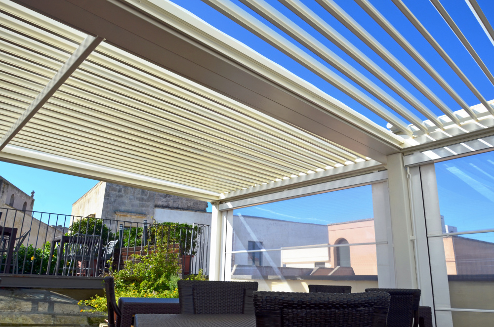 pergola veranda tetto apribile