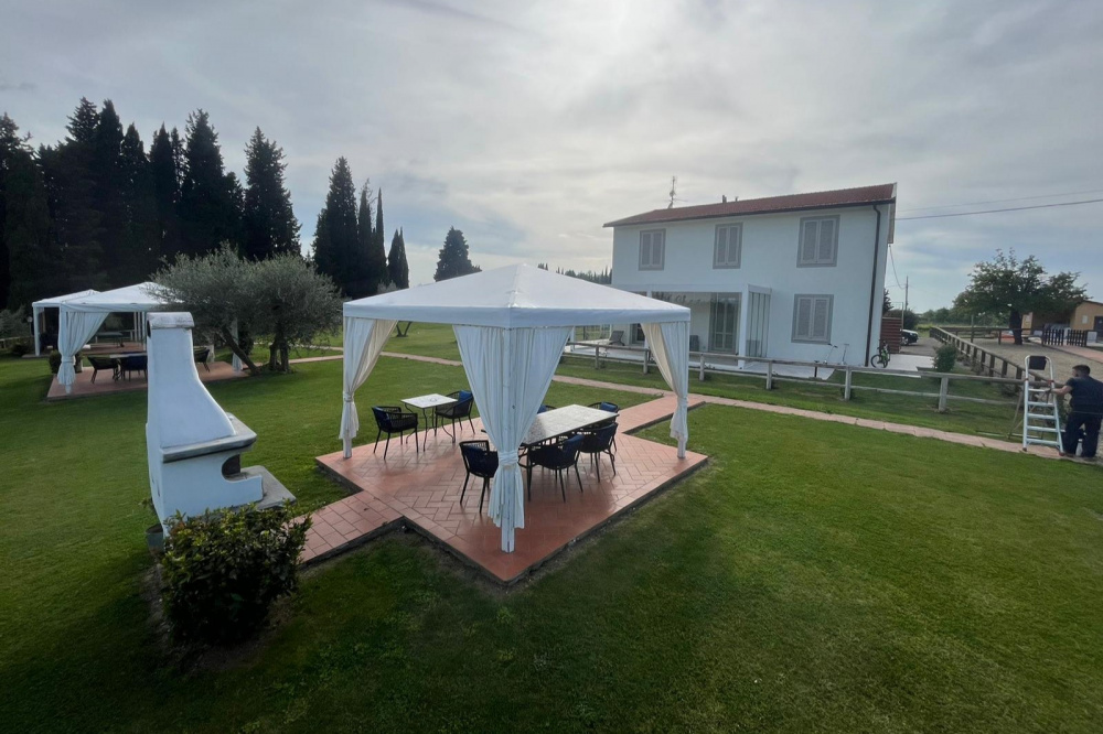 telo personalizzato gazebo